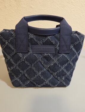 KURT GEIGER MINI DENIM BAG, with DUSTBAG